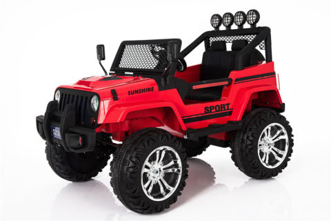 ride jeep 4x4 remote control cars motors four electric lights led