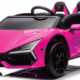 lamborghini ride on car 24V pink